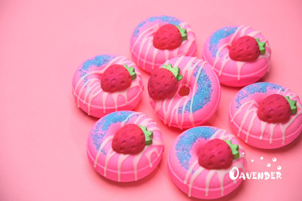 Strawberry Donut Bath Bomb