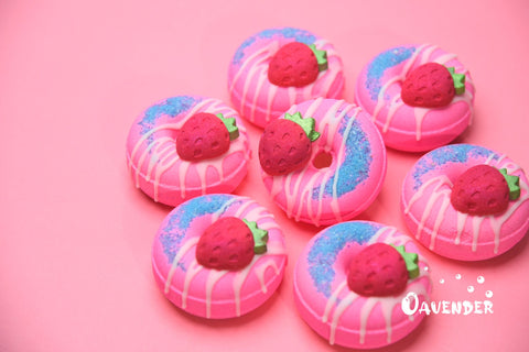 Strawberry Donut Bath Bomb