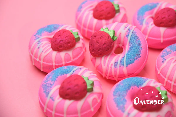 Strawberry Donut Bath Bomb