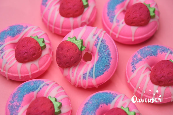 Strawberry Donut Bath Bomb