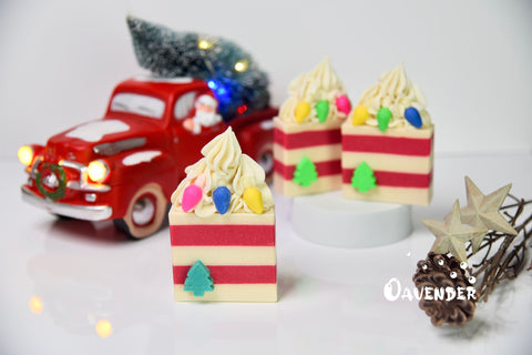 Candy Cane Soap