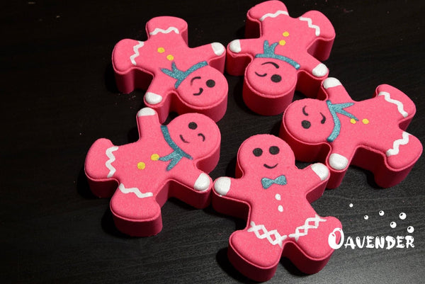 Gingerbread Man Bath Bomb