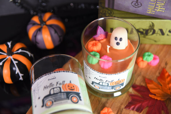 Hello Fall Candle