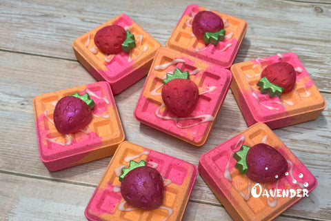 Strawberry Waffle Bath Bomb